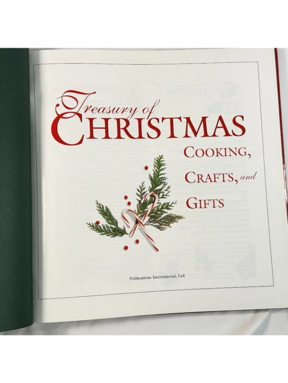 Treasury Of Christmas Cooking Crafts & Gifts Hardcover Book